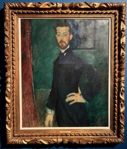 モディリアーニ作紳士の肖像画