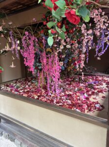 北野天満宮の無料エリアの蜷川実花作品