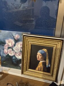 フルメール展のグッズ、真珠の耳飾りの少女のレプリカの写真